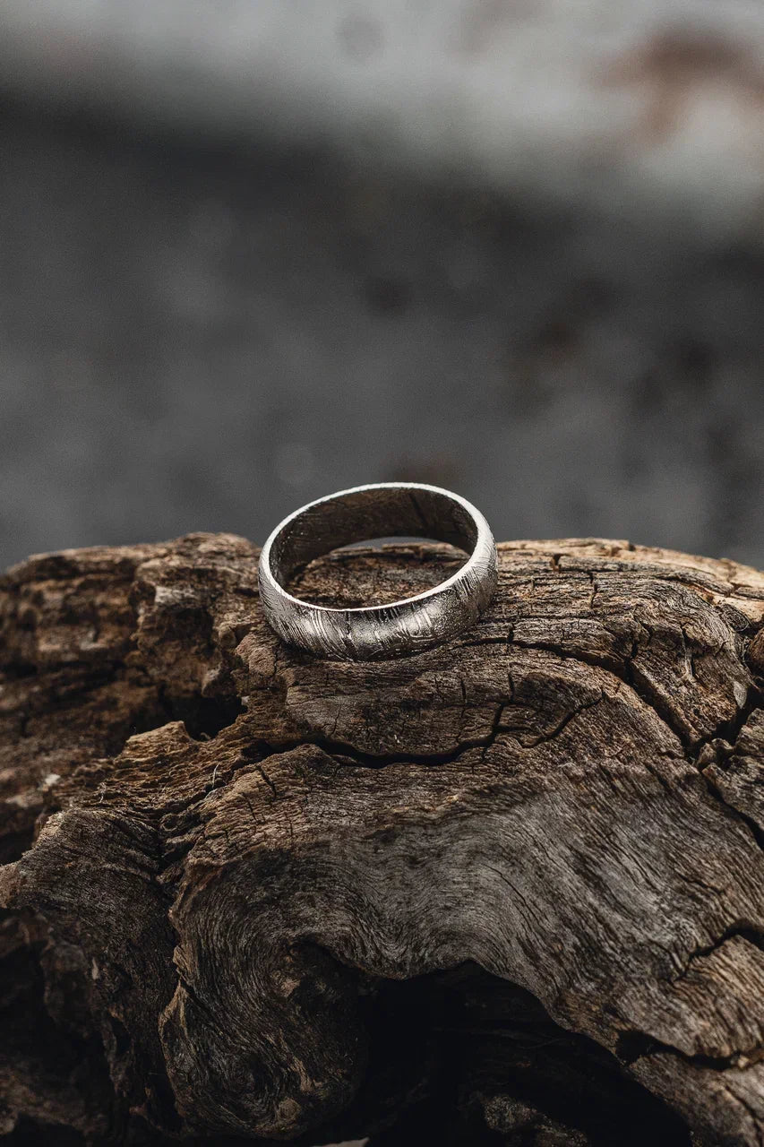 Muonionalusta Meteorite solid Ring