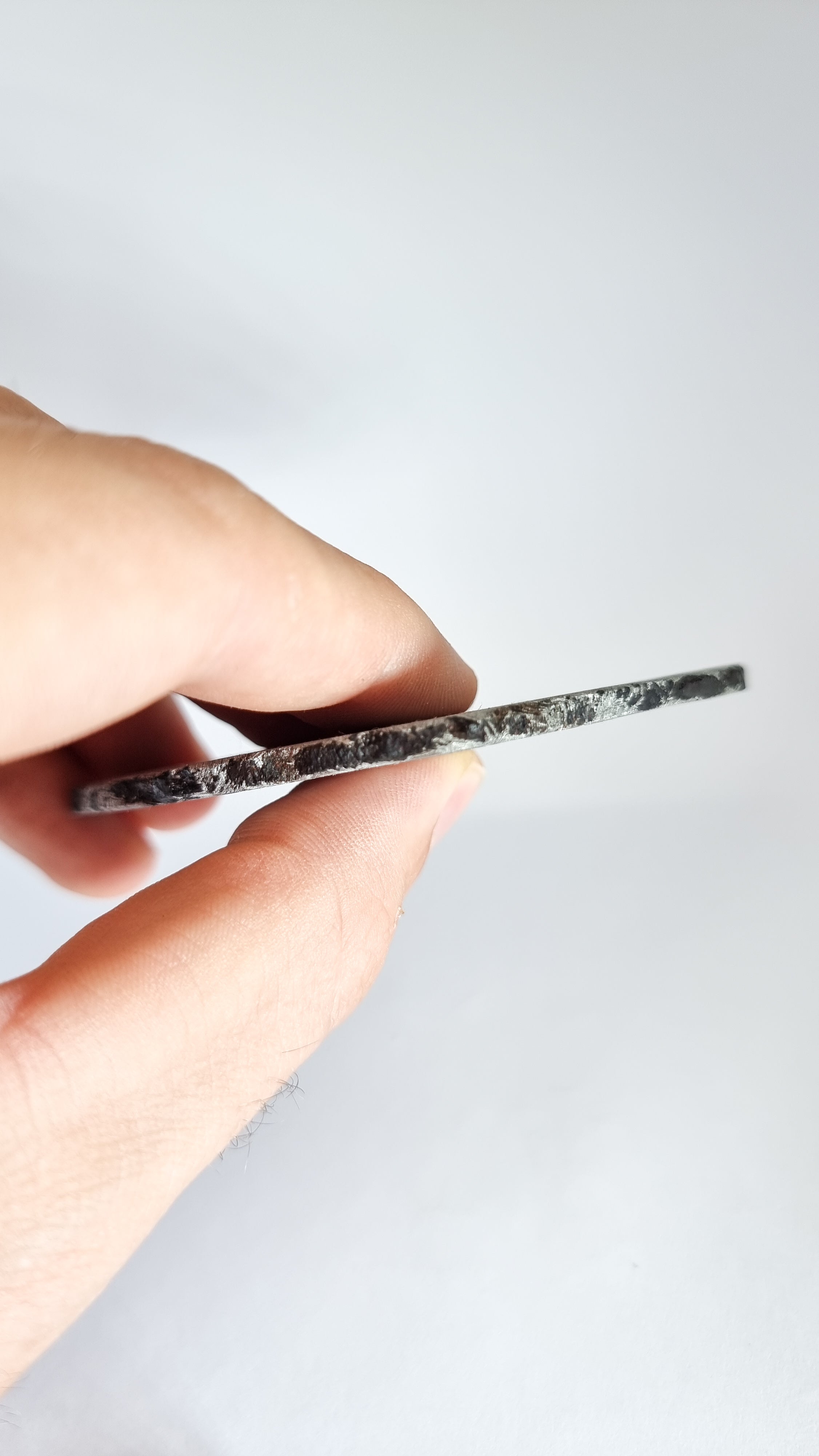 Muonionalusta Meteorite, Sweden. Slice 76.99grams